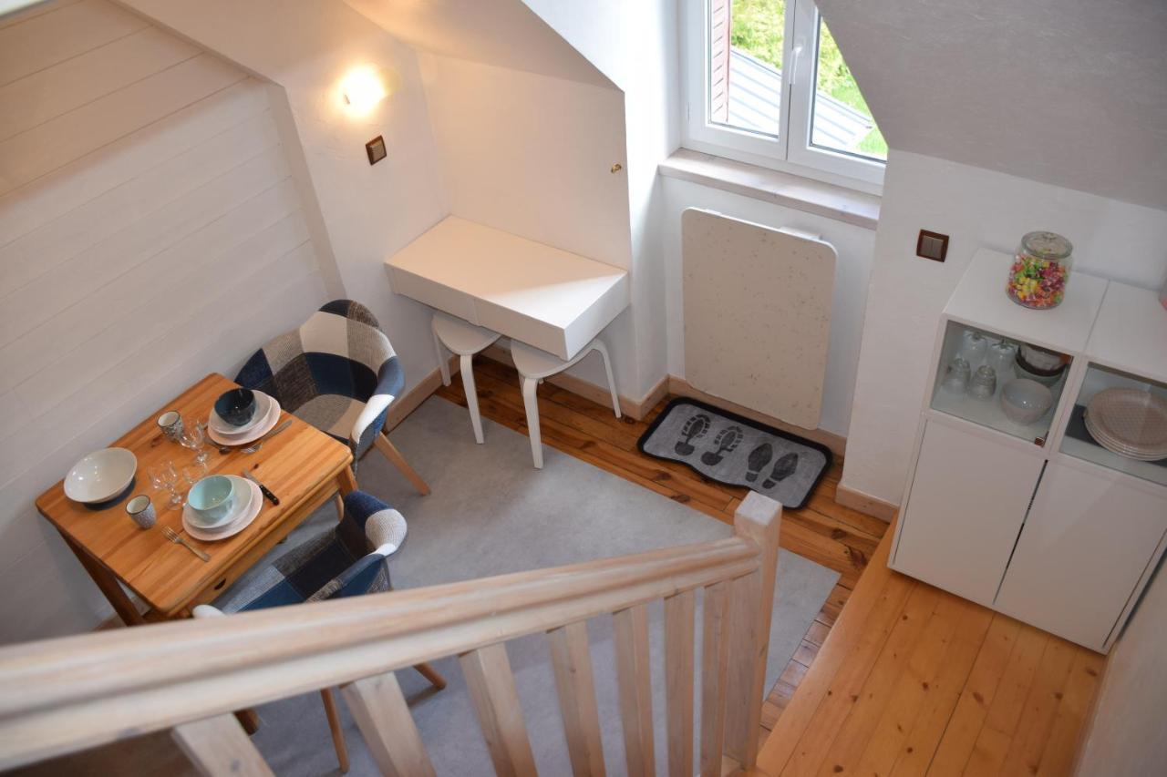 Petit Duplex De Charme Sous Les Toits Du Mont-Dore Exterior foto